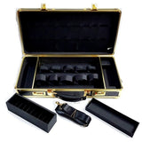 HairArt Barber Case, Barber Kit Tool Case Gold and Black - Palms Fashion Inc.