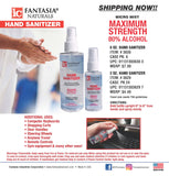 Fantasia Hand Sanitizer 80% Alc - 2 Sizes ( 2oz & 6 oz ) - Palms Fashion Inc.