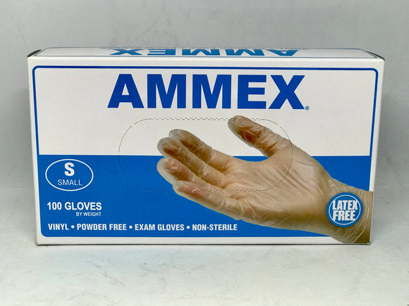 Clear Vinyl Latex Free Gloves - SMALL - Palms Fashion Inc.