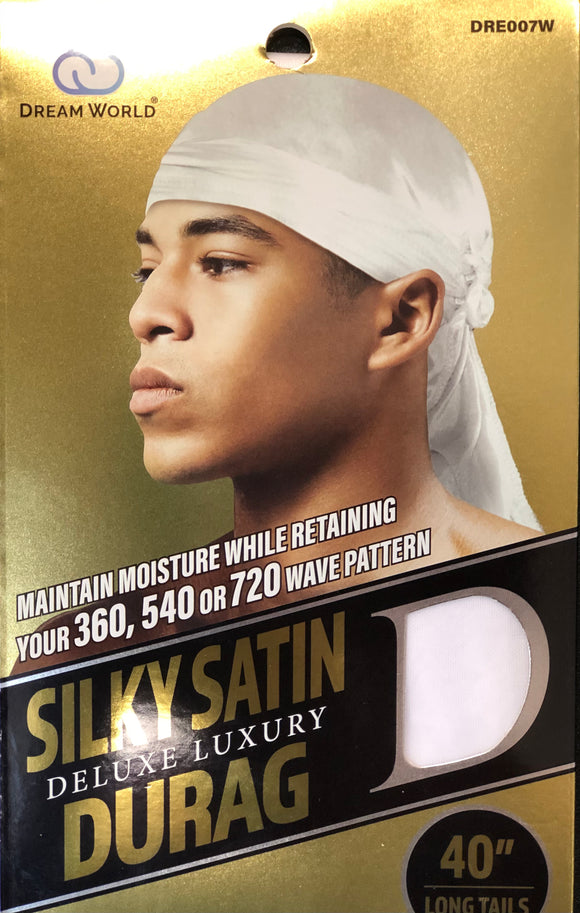 404 Extra Long Tie 40 Deluxe Silky Du-rag / Black (12PC) -  :  Beauty Supply, Fashion, and Jewelry Wholesale Distributor