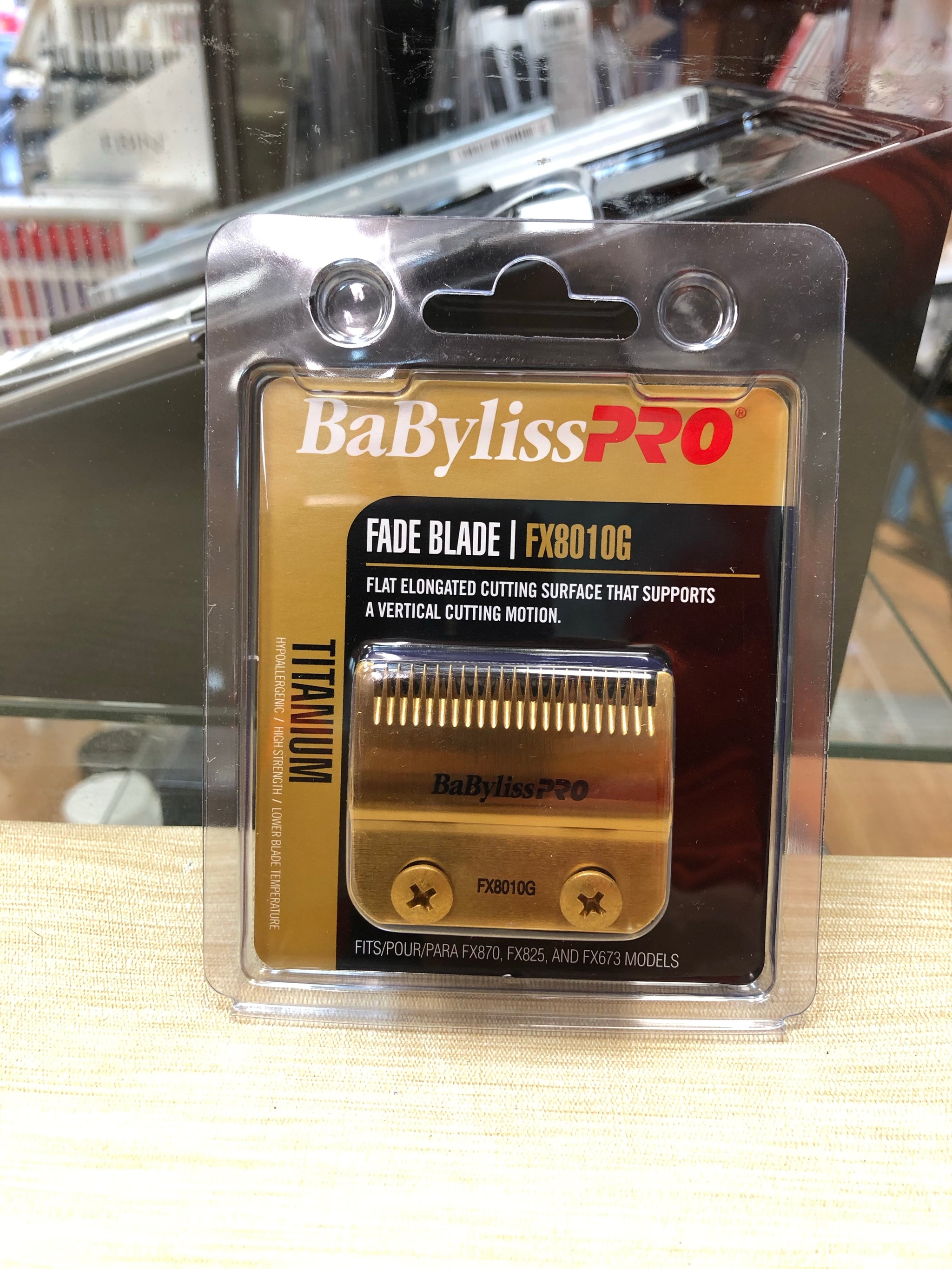 BABYLISS PRO GOLD REPLACEMENT FADE BLADE # FX8010G– Palms Fashion Inc.