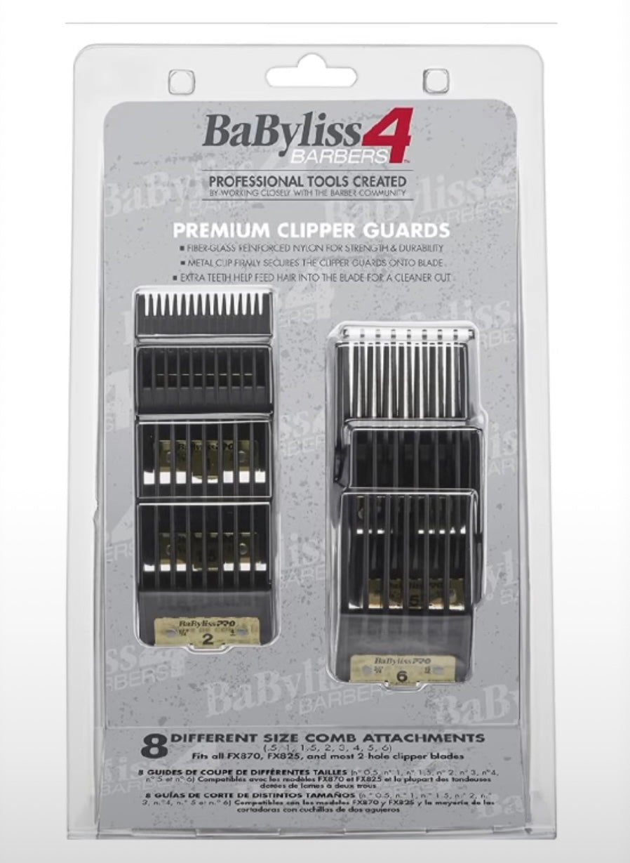 ベビリス　アタッチメント BabylissPRO Premium 4pcs Trimmer Comb Guides FX787 - Durable