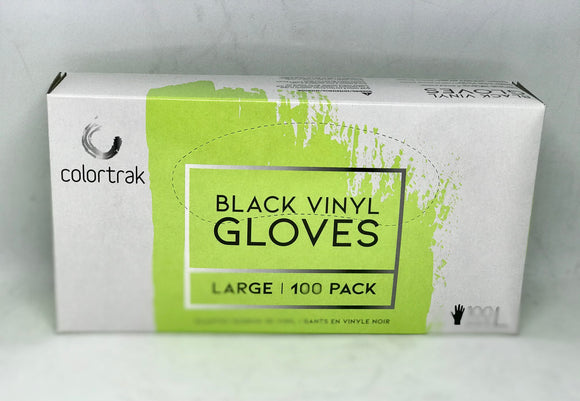 Disposable Black Vinyl Gloves Powder Free 100 Count - Large - Palms Fashion Inc.
