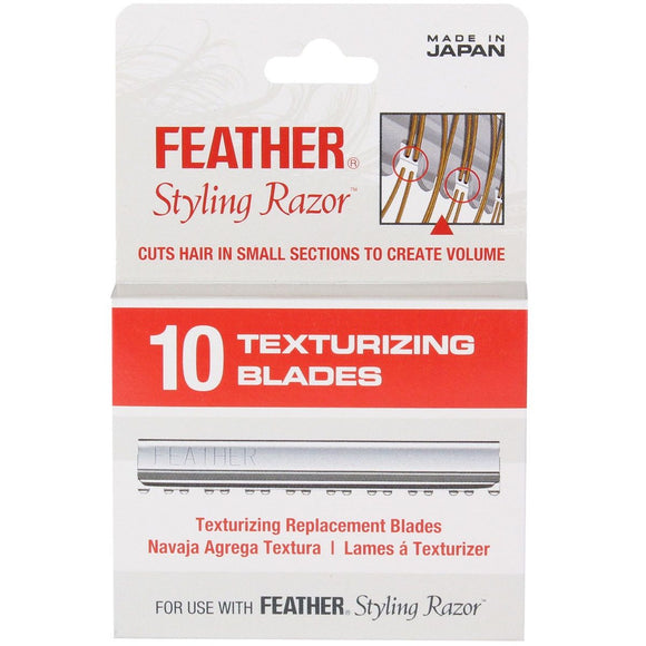 Jatai Feather Styling Razor Texturizing Blades - 10 Blades # F1-20-106