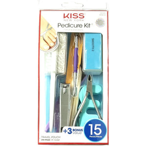 KISS PROFESSIONAL PEDICURE 15 PCS KIT # RPK01 - Palms Fashion Inc.