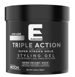Elegance Triple Action - Super Strong Hold Hair Gel - 500 ml - Palms Fashion Inc.