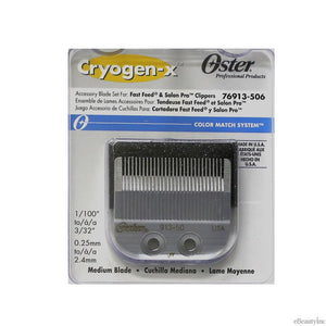 Oster Fast Feed 17-Teeth Cryogen-X Medium Blade #76913-506 - Palms Fashion Inc.