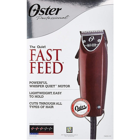OSTER FAST FEED ADJUSTABLE PIVOT MOTOR CLIPPER # 76023-510 - Palms Fashion Inc.