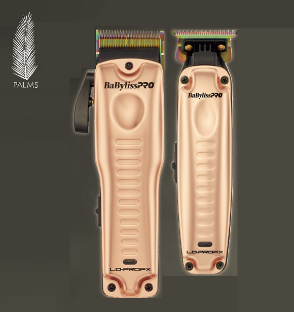 BaByliss PRO Lo-Pro FX Limited Edition Clipper & Trimmer Collection Set - RoseGold # FXHOLPKLP-RG