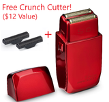 SC Wireless Prodigy Foil Shaver with free Crunchy Cutter- Red