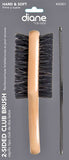 DIANE HARD & SOFT REINFORCED BOAR 2-SIDE BRUSH WITH FREE 7" STYLING COMB - Palms Fashion Inc.