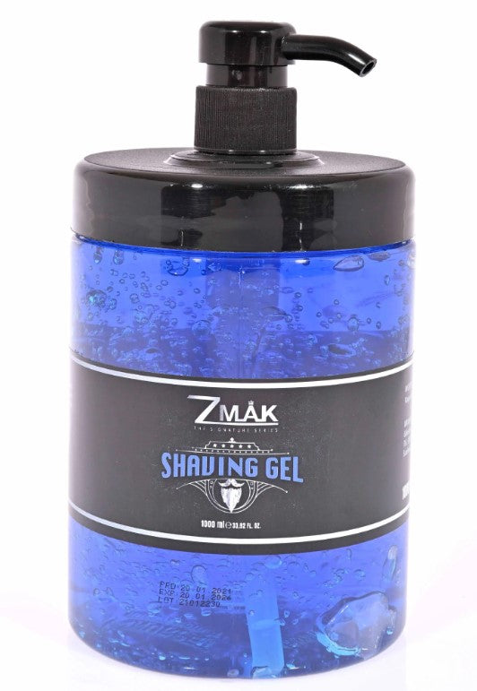 ZMAK Shave Gel for Sensitive Skin - Shaving Gel for Men and Women 1000ml / 33.82oz