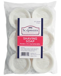 Scalpmaster Shaving Soap - 6 Count