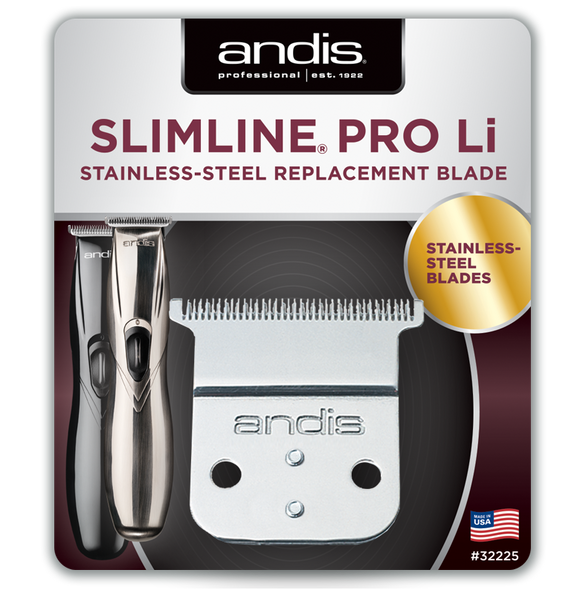 Andis Slimline Pro Li Replacement Blade Stainless # 32225 - Palms Fashion Inc.