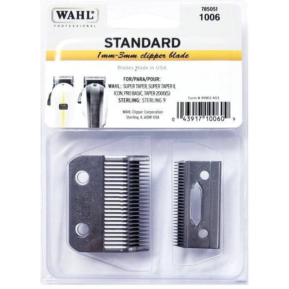 Wahl Professional Standard 2-Hole Clipper Blade 1mm - 3mm 1006