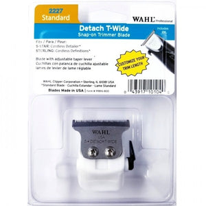 WAHL DETACH T-WIDE SNAP-ON TRIMMER BLADE FOR CORDLESS DETAILER # 2227 - Palms Fashion Inc.